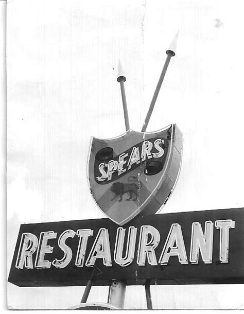 We sat at a table to discuss his future. . Spears restaurant history